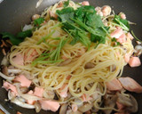 隠し味で美味★鮭ときのこの和風パスタ作り方5写真
