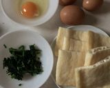ふっくら卵とほうれん草の袋煮作り方1写真