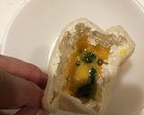 ふっくら卵とほうれん草の袋煮作り方3写真