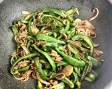 豚肉とピーマンの甘辛味噌炒め作り方6写真