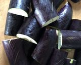 味しみナスの天かす炒め作り方1写真