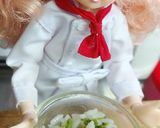リカちゃん♡せりの混ぜごはんでおにぎりꕤ作り方6写真