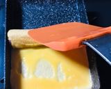 お弁当に！ぐるぐるハム入り卵焼き作り方7写真