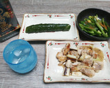 今日のおつまみ3日目。焼き鳥ネギ塩だれ作り方3写真