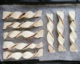 カルピス煮りんごと餡子のスティックパイ。作り方11写真