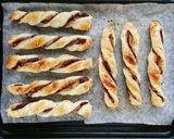 カルピス煮りんごと餡子のスティックパイ。作り方12写真
