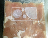 鶏むね肉と小松菜カニカマの胡麻マヨ和え作り方1写真