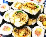 キンパ(韓国風海苔巻き)恵方巻きにも♬作り方12写真