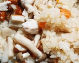 八方だしで、キノコの炊き込みごはん作り方4写真