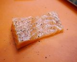 簡単！炙りサーモンチーズエッグ作り方1写真