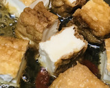 めんつゆ出汁でつくる●厚揚げのきつね丼作り方1写真