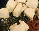 めんつゆ出汁でつくる●鶏むね肉の親子丼作り方1写真