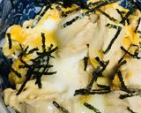 めんつゆ出汁でつくる●鶏むね肉の親子丼作り方4写真