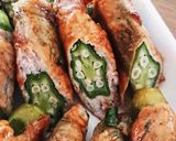 味付けは焼肉のタレ！オクラの豚肉巻き作り方4写真