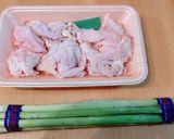 鶏皮アスパラ炒め作り方1写真