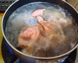 鶏皮アスパラ炒め作り方2写真
