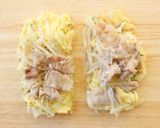 ライスペーパーで包む ワンハンドお好み焼作り方6写真