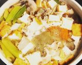 山形県民による豚肉味噌味の庄内風芋煮作り方8写真