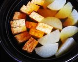 焼き葱が香ばしい大根と絹揚げの煮物作り方5写真