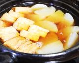 焼き葱が香ばしい大根と絹揚げの煮物作り方6写真
