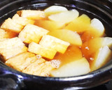 焼き葱が香ばしい大根と絹揚げの煮物作り方6写真