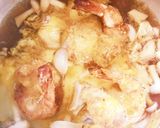 海老フライとシメジの卵とじ丼作り方5写真