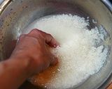 里芋としめじの炊き込みご飯作り方23写真