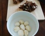 里芋としめじの炊き込みご飯作り方5写真