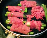 お弁当に♪アスパラとチーズの牛肉巻き作り方1写真
