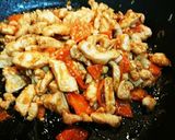 鶏むね肉と人参の和風炒め作り方3写真