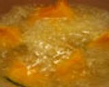 かぼちゃと煮豆のあま～い豆乳粥作り方3写真