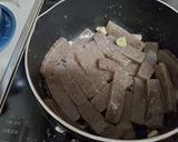 コンニャクのガチガーリック炒め作り方2写真