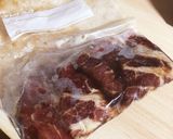 【下味冷凍】生姜焼き用豚とじゃがいも炒め作り方1写真