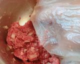 牛肉の肉団子 青椒肉絲風味付けで♪作り方3写真