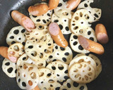 蓮根とウインナーのバターマスタード炒め✨作り方5写真