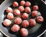 牛肉の肉団子 青椒肉絲風味付けで♪作り方7写真