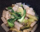 【簡単副菜】大根とチンゲン菜の炊いたん作り方4写真