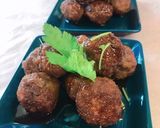 牛肉の肉団子 青椒肉絲風味付けで♪作り方14写真