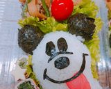 おばけミッキー キャラ弁♪♪作り方3写真
