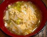 食べる味噌汁・3～ふわふわキャベツ卵作り方8写真