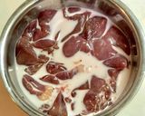 鶏レバーのソース煮作り方1写真