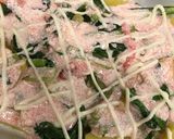小松菜とじゃがいも明太マヨチーズ焼き作り方4写真