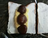 栗の渋皮煮＆マロンクリームのサンドイッチ作り方15写真