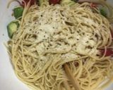 さっぱりチーズトマトアボカドパスタ★作り方3写真