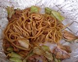 鉄板で作ったお店の味がするソース焼きそば作り方22写真