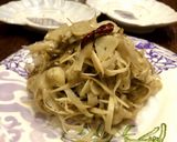 きんピーラー牛蒡*ペペロンチーノ風作り方4写真