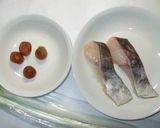 タラ梅干し蒸し♪簡単老化物質AGEs防止作り方1写真