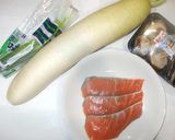 鮭と大根の塩バター鍋♪簡単作り方1写真