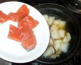 鮭と大根の塩バター鍋♪簡単作り方8写真