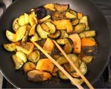 m鮭と茄子の甘辛醤油炒め作り方4写真